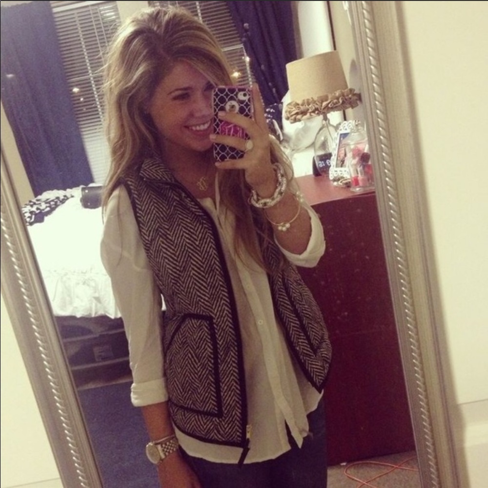 Herringbone vest